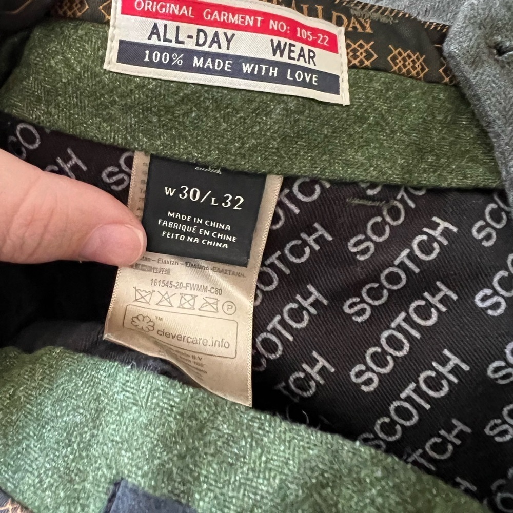 Scotch & Soda Dark Gray Men Pants - Picture 4 of 10